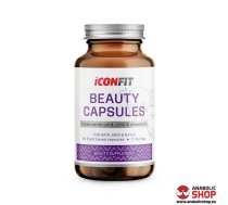 Iconfit Beauty Capsules Hialuronskābe + Cinks + Vitamīni + Biotīns 90 kapsulas