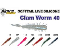 Silikona māneklis AKARA mini SOFTTAIL «Clam Worm»