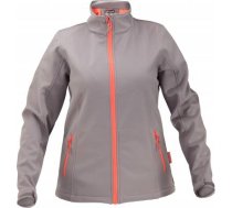 Lahti Pro Ladies' softshell jacket, grey and orange, "3xl", ce, lahti