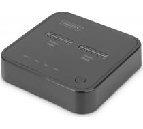 Digitus Divkārša m.2 nvme ssd dokstacija ar bezsaistes klonēšanas funkciju, usb-c, melns