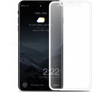 Swissten Ultra Durable 3D Japanese Tempered Glass Premium 9H Aizsargstikls Apple iPhone XS Max Balts SW-JAP-T-3D-IPHXSM-WH