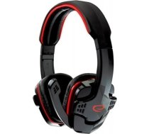 EGH310R Esperanza stereo headphones with microphone for gamers raven red