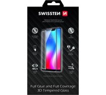 Swissten Ultra Durable Full Face Tempered Glass Premium 9H Aizsargstikls Xiaomi Mi 10 Lite Melns 64701877