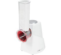 Clatronic ME 3604 Multi Express, augstas kvalitātes lieli un maināmi nerūsējošā tērauda trumuļu ieliktņi ātrai un ērtai griešanai, raušanai vai režģīšanai, 150 vatu motors, balts