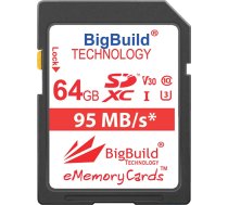 BigBuild Technology U3 95MB/s atmiņas karte Canon PowerShot SX420 ir, SX430 ir, SX520 HS, SX530 HS, SX540 HS, SX60 HS, SX610 HS, SX620 HS, SX710 HS, SX620 HS, SX710 HS, SX77, SX70, SX70, 4GB, SX70 ANEB07P1L185BT