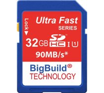 Ultra Fast Class 10 SDHC atmiņas karte Canon Digital IXUS 185 kamerai | BigB Everbuild tehnoloģija, 32 GB ANEB073T7WJ9VT