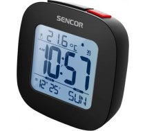 Sencor Sdc 1200 b modinātājs ar termometru, radio vadāms pulkstenis