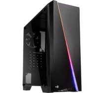 Aerocool pgs cylon aeropgscylon-bk korpuss (atx, micro atx, mini itx; melnā krāsā)
