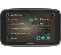 Navigācijas ierīce TomTom GO Professional 520 kravas automašīnām, furgoniem un autobusiem (atjauninājumi, izmantojot Wi-Fi, 12,7 cm (5 collas), viedtālruņa ziņojumi, visas Eiropas kartes atjauninājumi, mūža satiksmes un ātruma kameras) ANEB0716K1RP5T