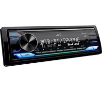 JVC KD-X482DBT USB automašīnas radio ar DAB+ un Bluetooth brīvroku komplektu (USB, AUX-In, 3 x Pre-Out 2,5 V, Amazon Alexa, skaņas procesors, 4 x 50 W, VAR. Apgaismojums)