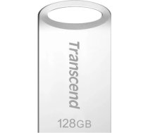 Transcend JetFlash USB zibatmiņa, sudraba 128gb