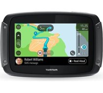 TomTom Rider 500 Motorcycle Sat Nav (4,3 collas, ar līkumainiem un kalnainiem ceļiem, īpaši motocikliem, atjauninājumi, izmantojot Wi-Fi, saderīgi ar Siri un Google tagad)
