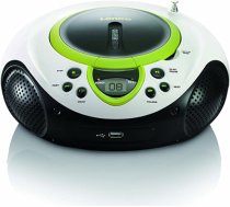 Lenco SCD-38 CD Boombox ar MP3/USB atskaņošanu un FM radio - zaļš ANEB004OW242WT