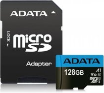 MEMORY MICRO SDXC 128GB W/AD./AUSDX128GUICL10A1-RA1 ADATA