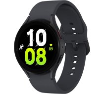 Samsung Galaxy Watch5 viedais pulkstenis, veselības uzraudzība, sporta pulkstenis, ilgs akumulatora darbības laiks, Bluetooth, 44 mm, grafīts, pagarinājums 1 gads ANEB0B8NPP45GT