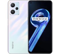 realme 9 5G — 4+128 GB viedtālrunis, Snapdragon 695 5G procesors, īpaši šķidrs 120 Hz displejs, 50 MP AI trīskāršā kamera, jaudīgs 5000 mAh akumulators, līdz 7 GB dinamiskā RAM, Stargaze White