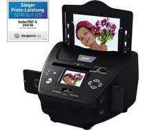 Rollei Dia filmu skeneris DF-S 100 SE ar 5 megapikseļiem un 2,4 collu krāsu TFT LCD displeju un plašiem piederumiem atmiņas kartēm līdz 16 GB