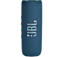 JBL Flip 6 Bluetooth Box zilā krāsā — ūdensnecaurlaidīgs pārnēsājams skaļrunis ar 2 virzienu skaļruņu sistēmu jaudīgai skaņai — līdz 12 stundām bezvadu mūzikas atskaņošanas ANEB09HGSCL9QT