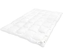 DecoKing sega, neizraisa alerģiju, 100% mikrošķiedra, lietojama visu gadu, Öko Tex Standard, Inez, Balta, 135 cm x 200 cm