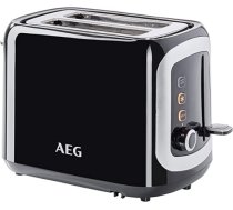 AEG AT3300 Perfect Morning Double Slot tosteris (integrēts maizes ruļļa pielikums, putekļu pārsegs, 7 līmeņu apbrūnināšanas iestatījums, attīšanas funkcija, apturēšanas, atkausēšanas un uzsildīšanas poga, sensora elektroniskā grauzdēšanas kontrole, siltum