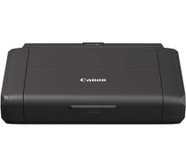 Canon PIXMA TR150 mobilais printeris ar akumulatoru (WiFi, mākonis, AirPrint, 4800 dpi x 1200 dpi, liela ātruma C tipa USB, OLED displejs, tintes printeris), melns ANEB085HC5LCJT