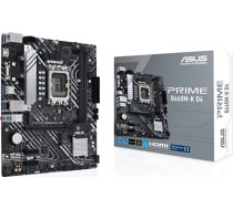 ASUS PRIME B660M-K D4 spēļu mātesplates ligzda Intel LGA 1700 (Intel B660, mATX, DDR4 atmiņa, PCIe 4.0, 2x M.2, ASUS apgaismojuma vadība) ANEB09P3T6KSZT