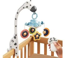 Tumama Mobile Baby, trīs vienā bērnu gultiņas rotaļlieta ar tālvadības pulti, projekcijas nakts gaisma, mūzika un balts troksnis, bērnu istabas maņu rotaļlieta zīdaiņiem, jaundzimušajiem, Ziemassvētku dāvana