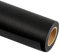 RUSPEPA melns kraftpapīrs - dabīgs pārstrādāts papīrs, kraftpapīra rullis ideāli piemērots amatniecībai, mākslai, mazu dāvanu iesaiņošanai, iesaiņošanai, pastam, nosūtīšanai un pakām - 122 cm x 30 m