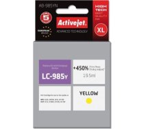 Activejet ab-985yn tinte (brother lc985y nomaiņa; supreme; 19,5 ml; dzeltena)
