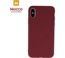 Mocco Ultra Slim Soft Matte 0.3 mm Matēts Silikona Apvalks Priekš Xiaomi Mi Note 10 / Mi Note 10 Pro / Mi CC9 Tumši Sarkans