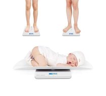 Mommed Digitālie bērnu svari 50 g līdz 100 kg Bērnu svari Bērnu svari Zīdaiņu svari Zīdaiņu svari barošanai ar turēšanas funkciju un noņemamu stiprinājumu