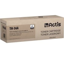 Actis th-36a toneris (aizvietotājs hp 36a cb436a, canon crg-713; standarta; 2000 lapas; melns)