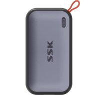 SSK 250 GB pārnēsājams SSD ārējais cietais disks, līdz 1050 MB/s ārkārtējs pārsūtīšanas ātrums, USB 3.2 Gen 2 cietvielu disks C tipa viedtālruņiem, PS5, Xbox, klēpjdatoriem, MacBook/Pro/Air un citiem