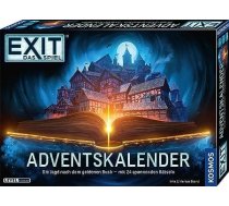 Kosmos 681951 EXIT — spēle Adventes kalendārs, Zelta grāmatas medības ar 24 aizraujošām mīklām no 10 gadiem, spēle Escape Room pirms Ziemassvētkiem, bērniem, pusaudžiem un pieaugušajiem