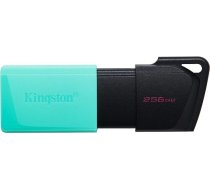 Kingston DataTraveler Exodia M USB zibatmiņa 3.2 Gen 1 DTXM/256GB ar pārvietojamu vāciņu (melns + tirkīzs) ANEB0B1JPMF8RT