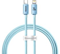 USB-C kabelis Iphone Lightning ātra uzlāde 20W 1,2m zils