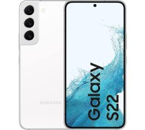 Samsung Galaxy S22 SM-S901B 15,5 cm (6.1) ar divām SIM kartēm Android 12 5G C tipa USB 8 GB 128 GB 3700 mAh balts ANEB09QL8ZFB3T