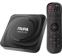 RUPA Android TV Box 11.0, Smart TV Box 8GB RAM 128GB ROM RK3566 Quad-Core CPU atbalsts HD 3D 8K 2.4G/5Ghz WiFi BT 4.0 USB 3.0 LAN 1000M televizora pierīce