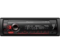 Pioneer MVH-S420DAB ar DAB antenu, 1DIN automašīnas radio ar DAB+, sarkans, vācu izvēlnes ceļvedis, Bluetooth, USB, AUX ieeja, iPod/iPhone tiešā vadība, brīvroku komplekts, viedā sinhronizācija