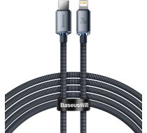 Kabeļa kabelis ātrai uzlādei un datu pārsūtīšanai USB-C Iphone Lightning 20W 2m melns