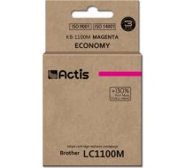 Actis kb-1100m tinte (brother lc1100m / 980m nomaiņa; standarta; 19 ml; sarkana)