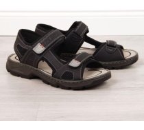 Velcro ērtas sandales Rieker M R447 melnas / 41