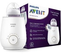 Philips AVENT SCF358/00 pudeļu sildītājs ātrai un vienmērīgai piena un bērnu pārtikas uzsildīšanai, balts