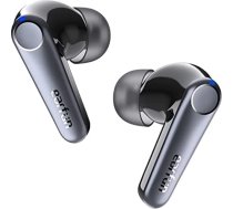 EarFun Air Pro 3 Bluetooth 5.3 ievietojamas austiņas, HiFi skaņa ar Qualcomm aptX Adaptive, LE Audio, 43 dB hibrīda aktīvā trokšņu slāpēšana, 6 mikrofoni CVC 8.0 zvani, daudzpunktu, 45h akumulators, lietotņu vadība