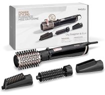 Babyliss AS200E rotējošs siltā gaisa suku komplekts Brush & Style Ionic, 1000 vati, 4 stiprinājumi, melns
