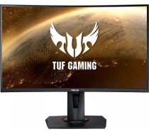 Asus 27 collu monitors vg27wq wqhd 165hz hdmi dp 1500r hdr400 1ms 400cd / m2 pagrieziena skaļrunis