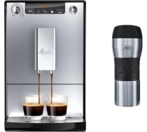 Melitta E 950 103 Caffeo Solo kafijas automāts ar Vorbrüh funkcijām sudraba/melna ANEB06X9RBQTNT