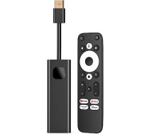 Android TV Stick [Google Certified] — 4K HD straumēšanas ierīce ar Google Chromecast [16 GB ROM], HDMI straumēšanas zibatmiņa televizoram, Netflix Google sertificēts, balss palīgs [Android TV 11] ANEB0BVRFCF6TT
