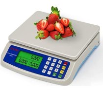 RUJIXU elektroniskie virtuves svari 30 kg digitālie pārtikas svari ar LCD displeju un 6 V barošanas avotu (Izmērs: 30 kg/1 g)