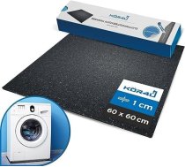 Kör4U Kor4u Premium pretvibrācijas paklājiņš 60 x 60 x 1 cm Ražots Vācijā veļas mazgājamās mašīnas veļas žāvētājam utt. Var sagriezt pēc izmēra